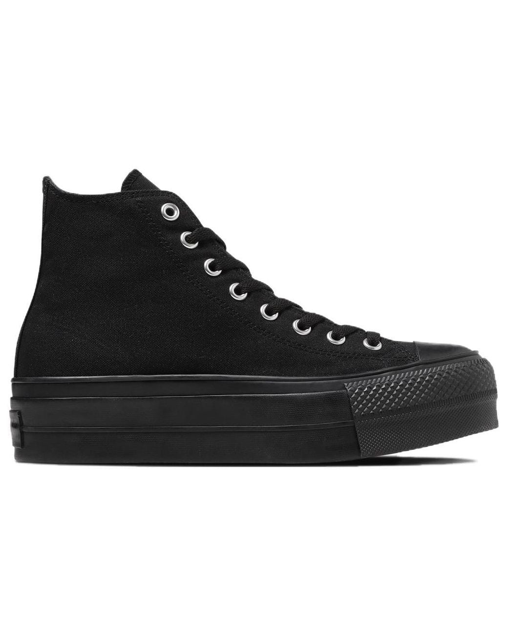 Converse Black All Star Lifted High Top for men