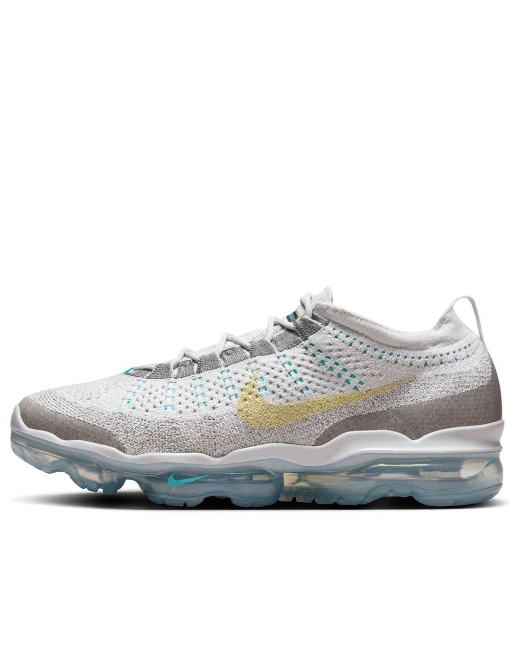 Nike Gray Air Vapormax 2023 Flyknit 'Photon Dusty Cactus' for men