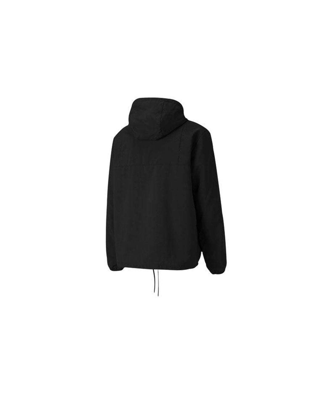 PUMA Black Full Sleeve Solid Jacket for men