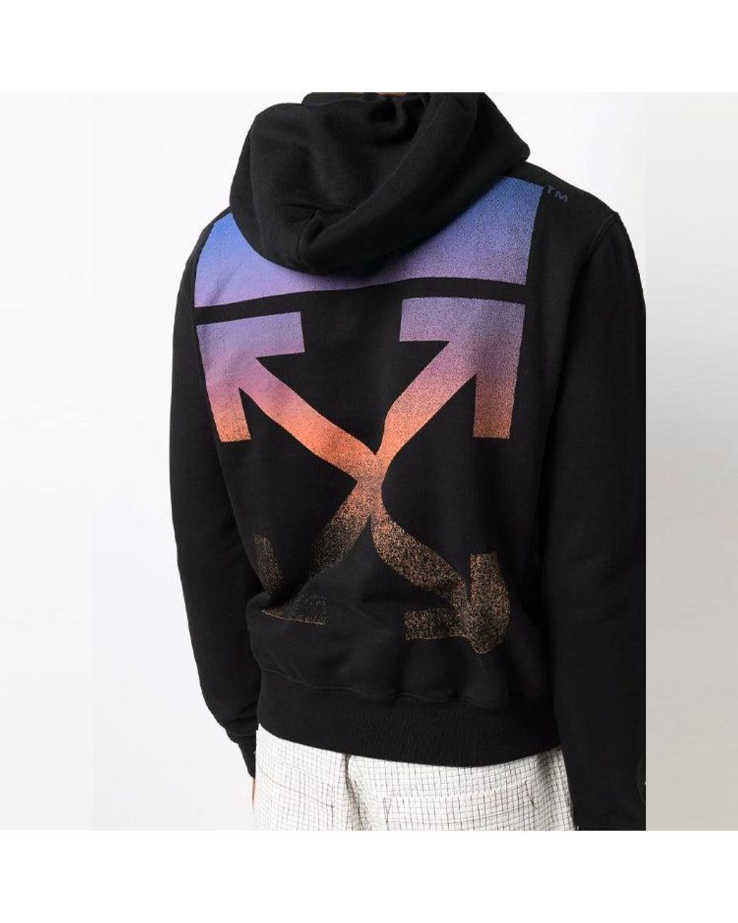 Off-White c/o Virgil Abloh Black Fw21 Arrow Pattern Long Sleeves Version for men