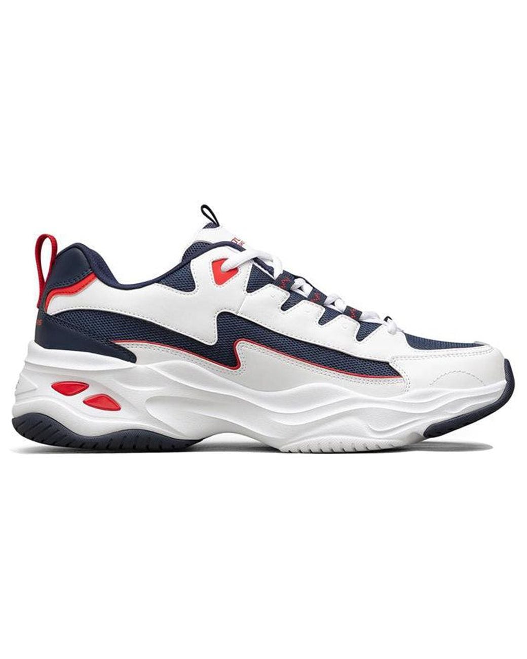 Skechers Blue D'Lites 4.0 Low-Top Running Shoes for men