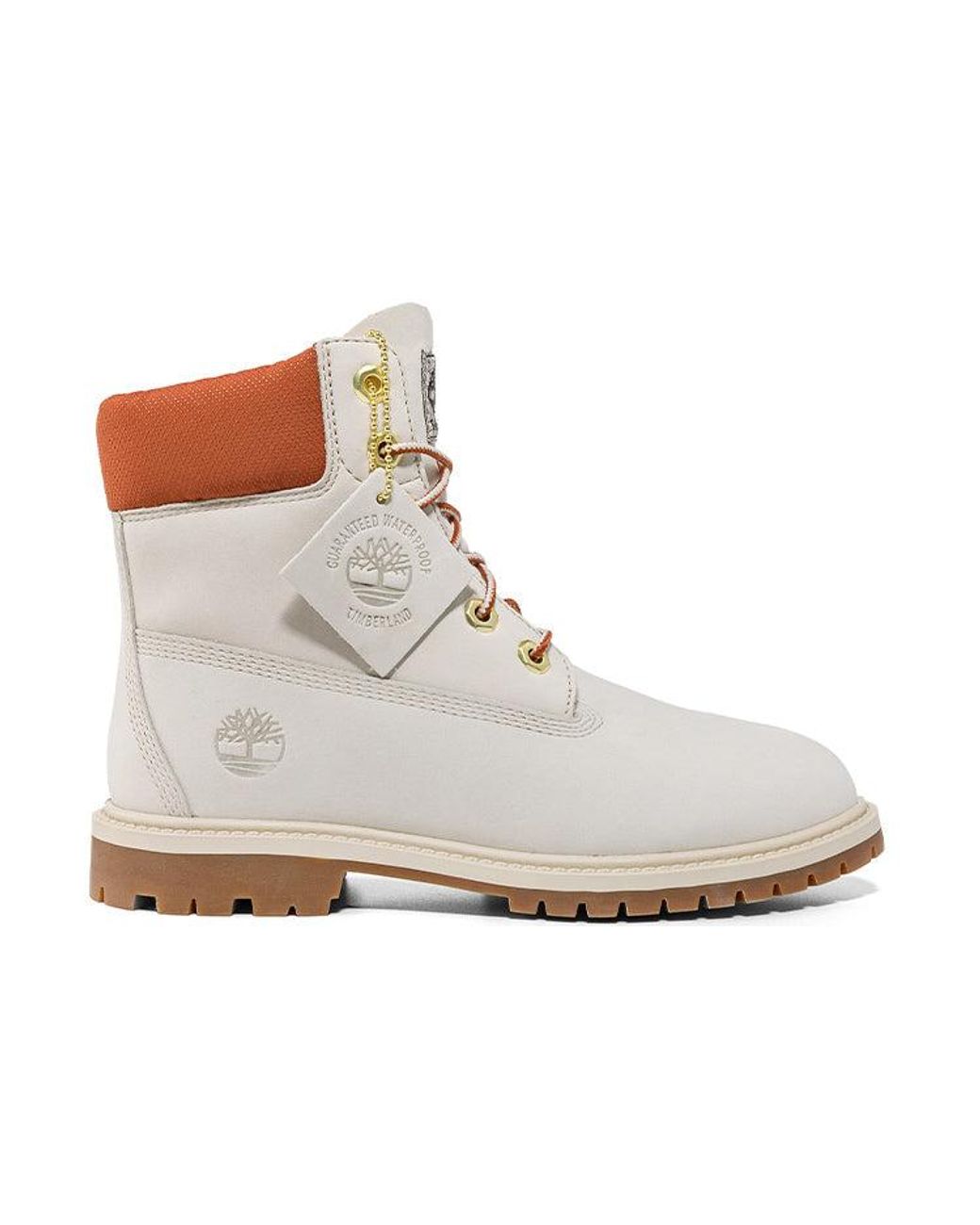 Timberland Natural (Wmns) Heritage 6 Inch Waterproof Boots Nubuck'