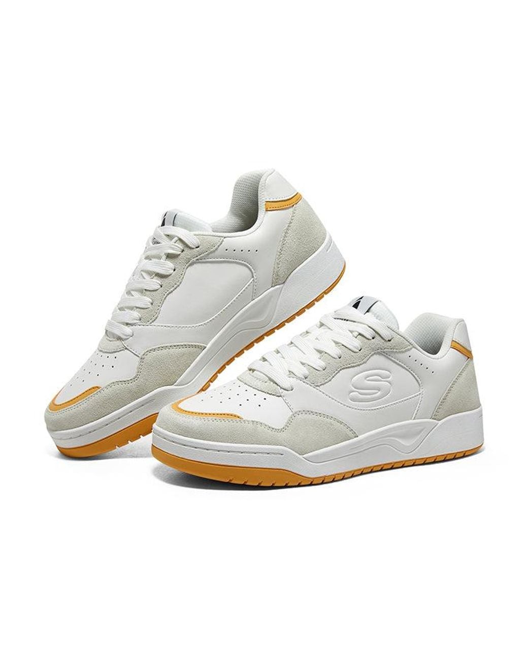 Skechers White Koopa Court Volley Low Varsity for men