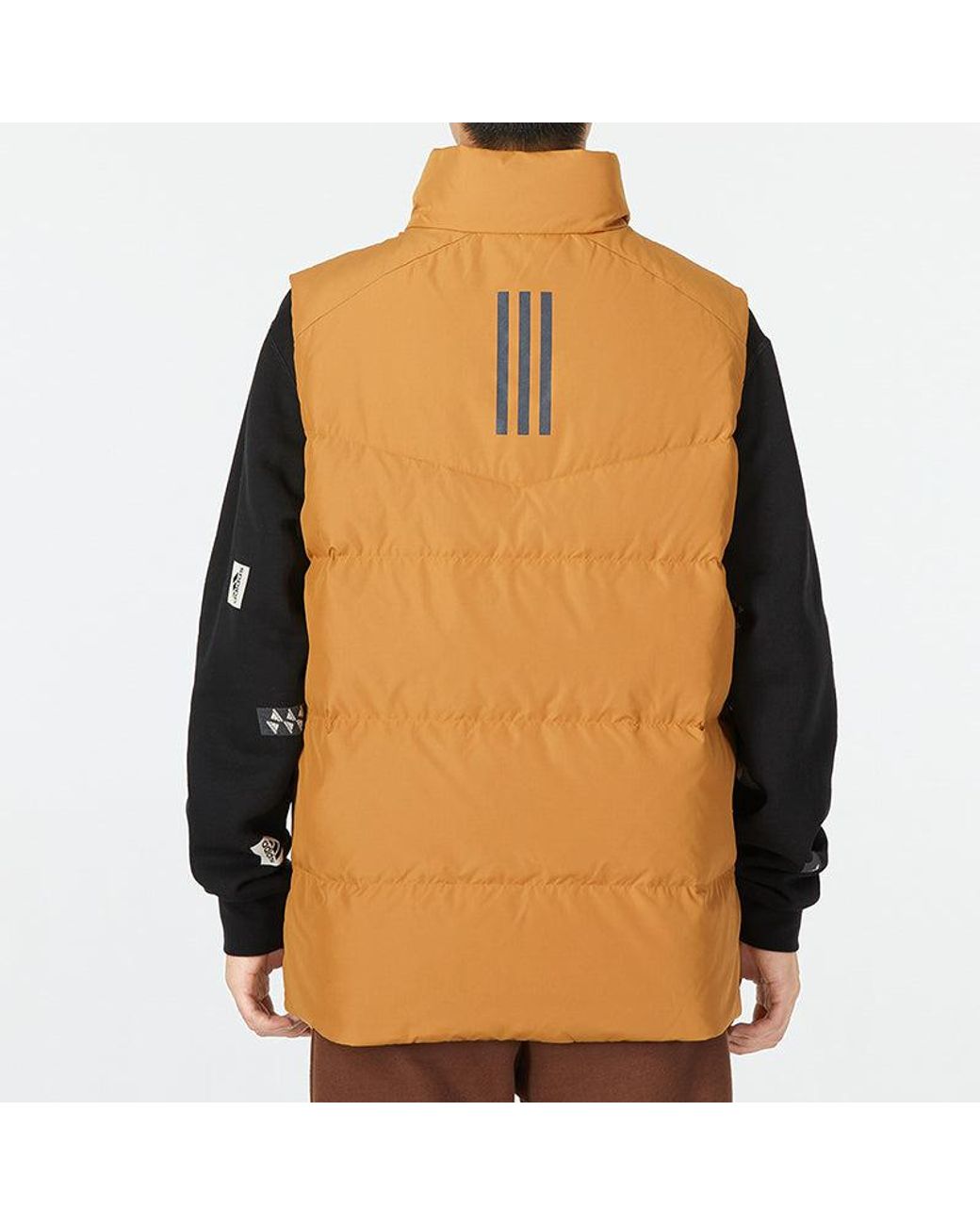 Adidas Brown Down Vest for men