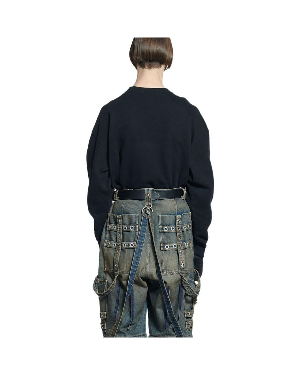 Balenciaga Blue Cities Paris Crewneck Sweatshirt
