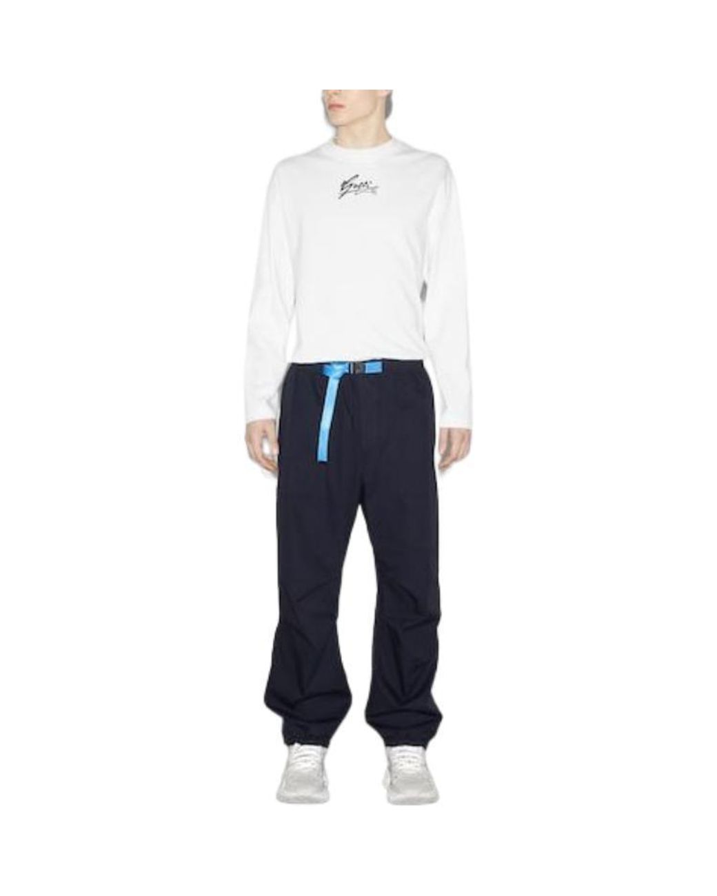 Gucci Black Cotton Ripstop Cargo Pant With Patch 'Dark' for men