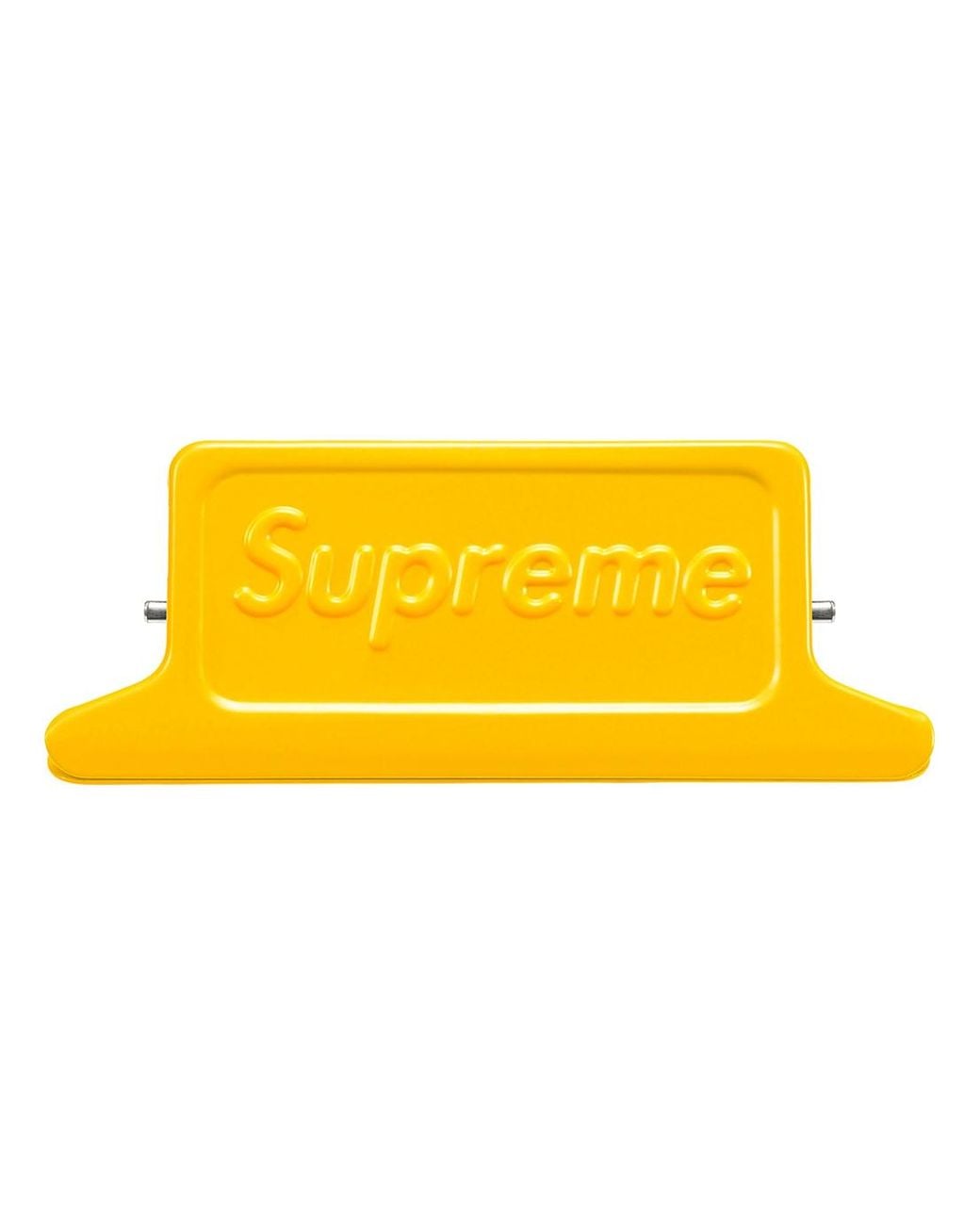 Supreme Yellow Dulton Samll Clips for men