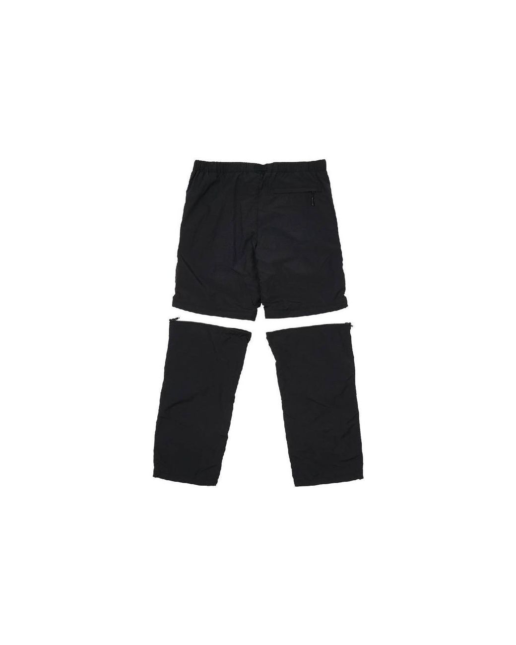 Palace Black Ss22 Zip Off Bottoms for men