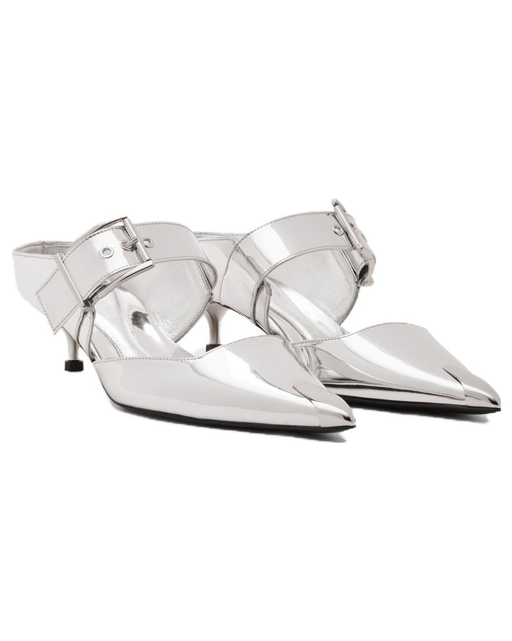 McQueen White (Wmns) Punk Mules