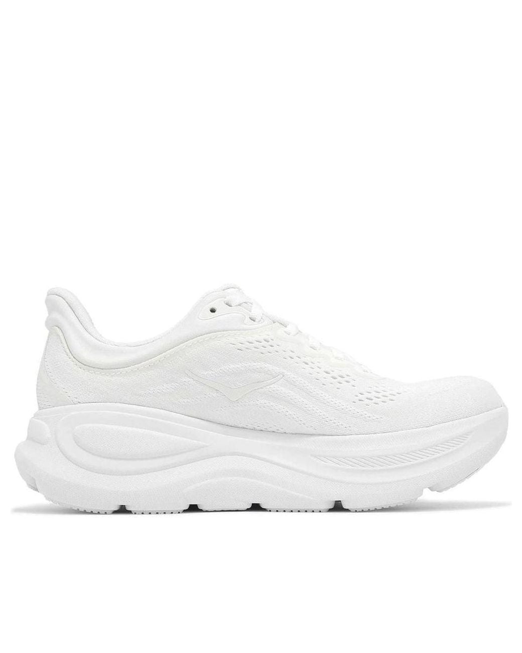 Hoka One One White W Bondi 9 Sneaker