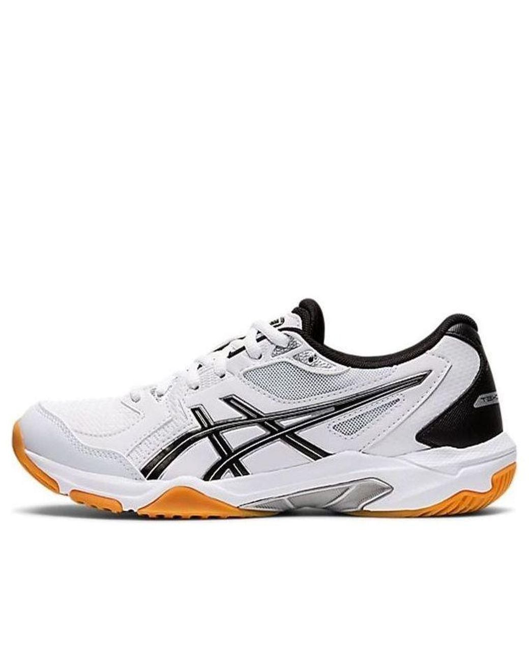 Asics White Gel-rocket 10 Indoor Sport Shoes