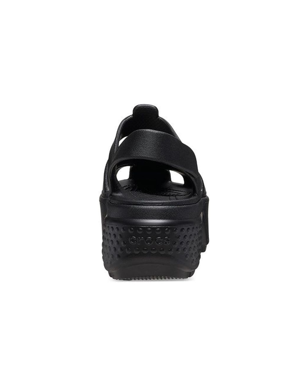 CROCSTM Black (Wmns) Stomp Fisherman Sandals