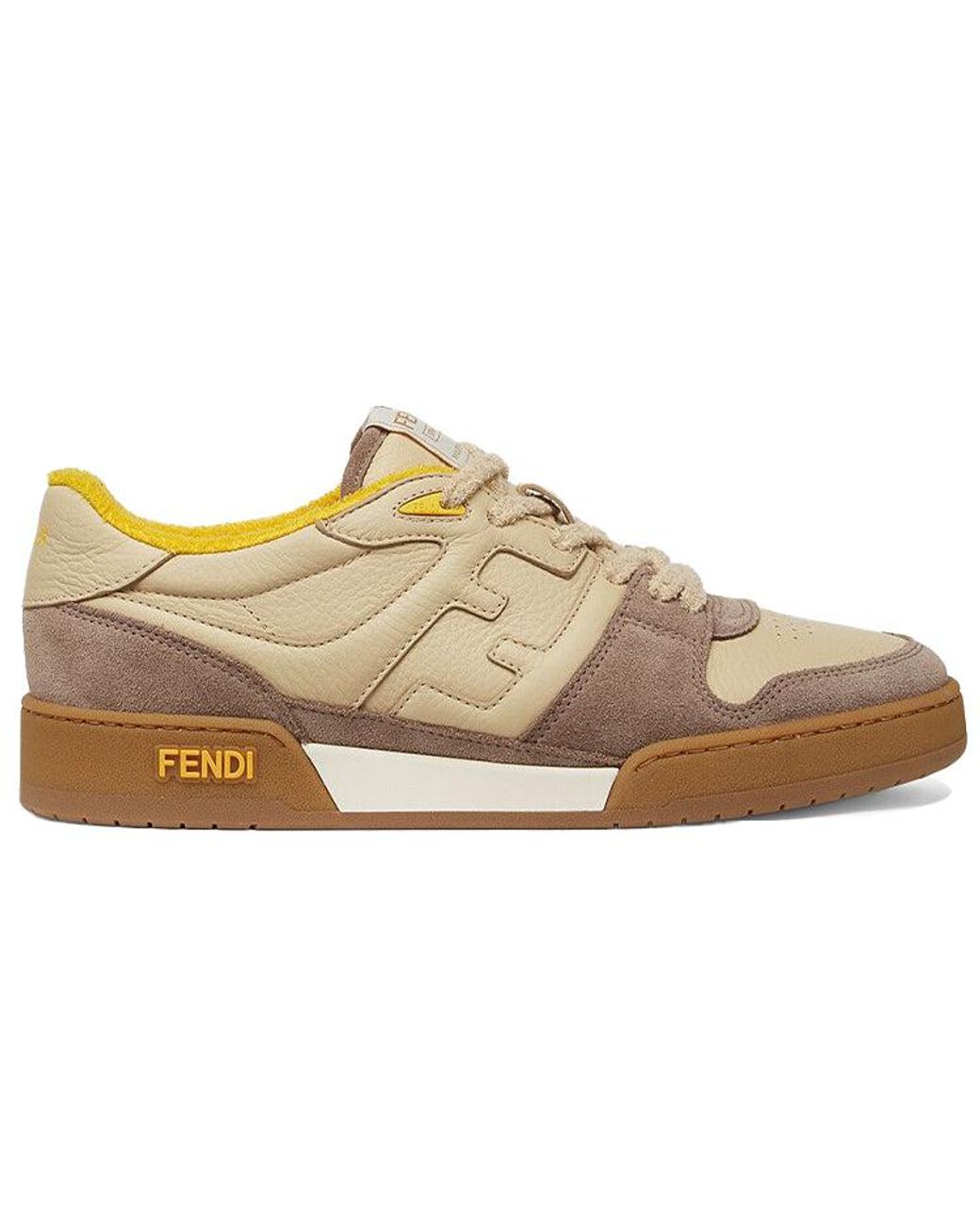 Fendi Natural (Wmns) Match Low Top Suede