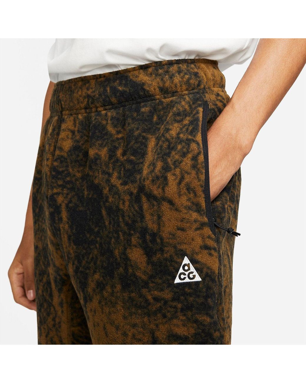 Nike Green Acg Wolf Tree Print Pant 'Hazel Rush Summit Whi' for men
