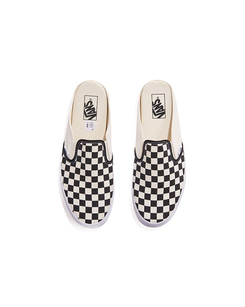 Vans Black Classic Slip-On Mule 'Checkerboard for men