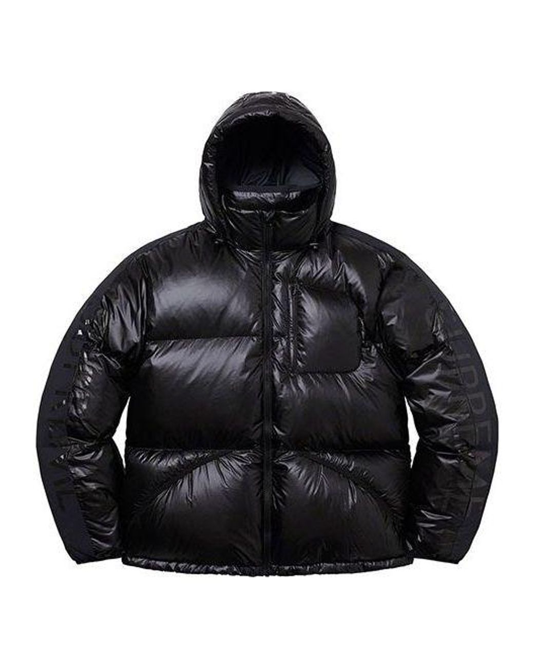 Supreme Black Featherweight Down Jacket for men