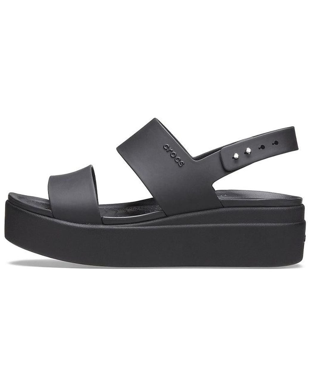 CROCSTM Blue (Wmns) Brooklyn Thick Sole Casual Sandals