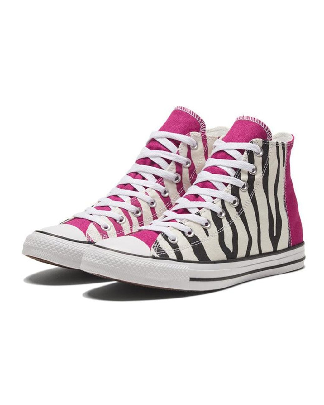Converse Red Chuck Taylor All Star 'Half Zebra Print' for men