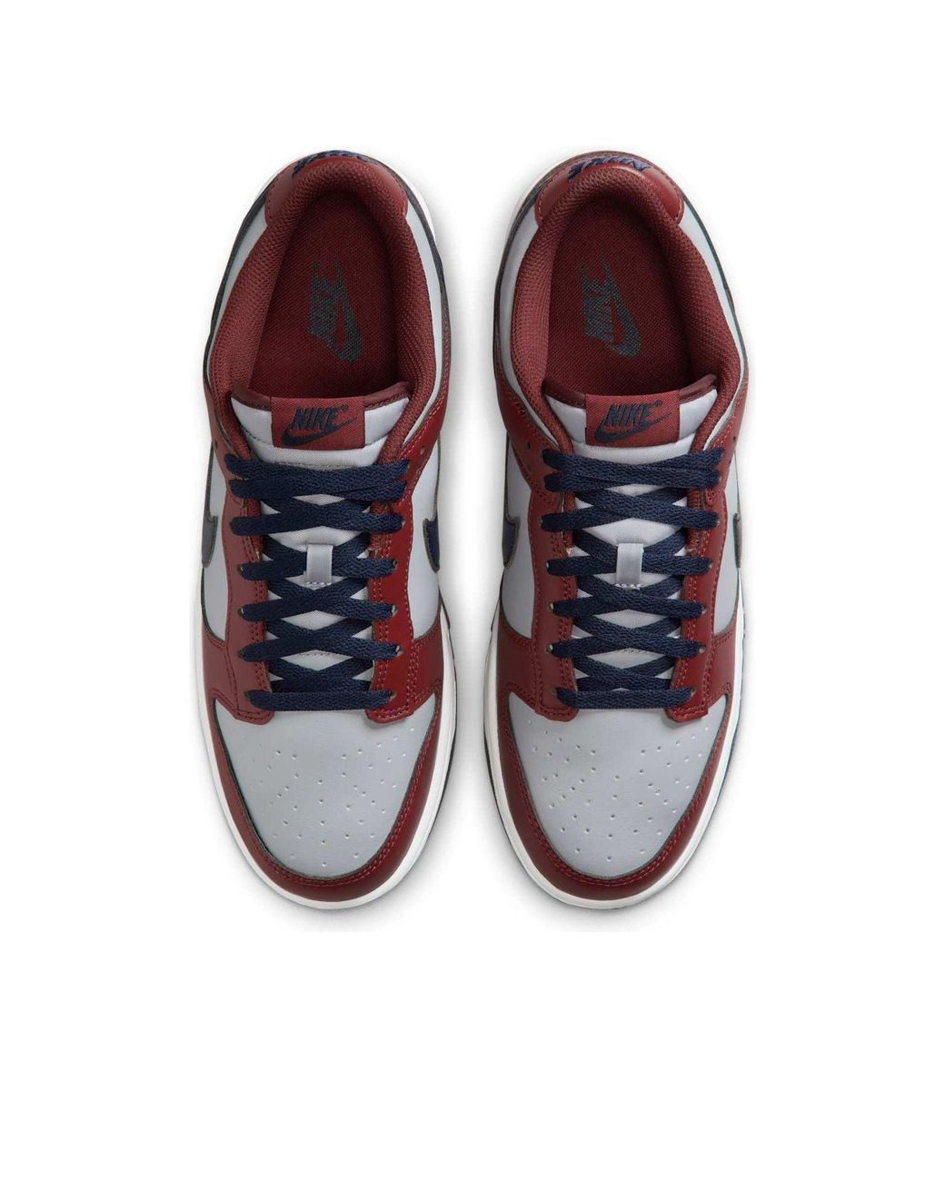 Nike Red Dunk Low Retro 'Wolf Obsidian Dark Team' for men