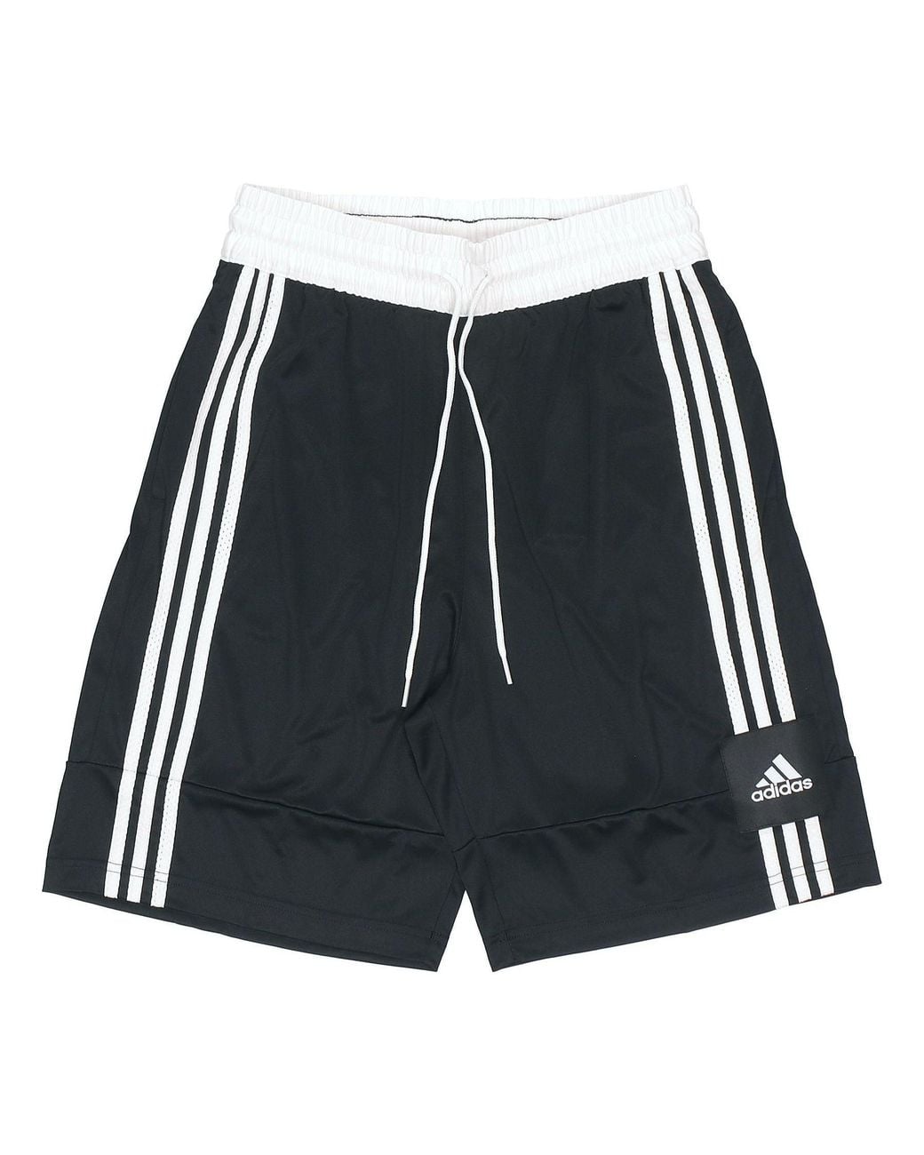 Adidas Black 3G Speed X Stripe Sports Short Pant for men