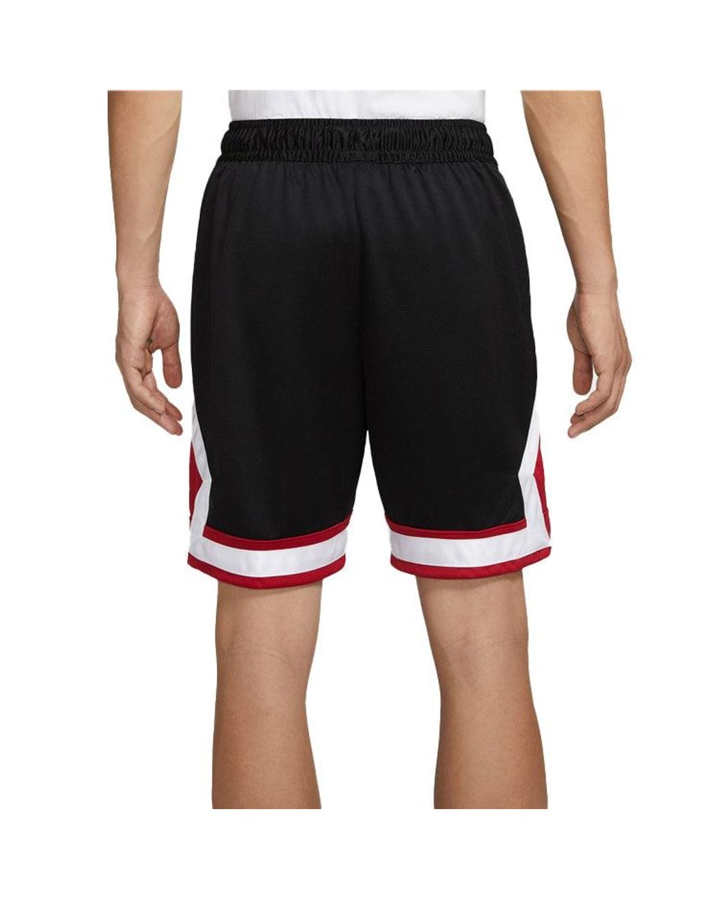 Nike Black Jumpman Diamond Basketball Shorts for men