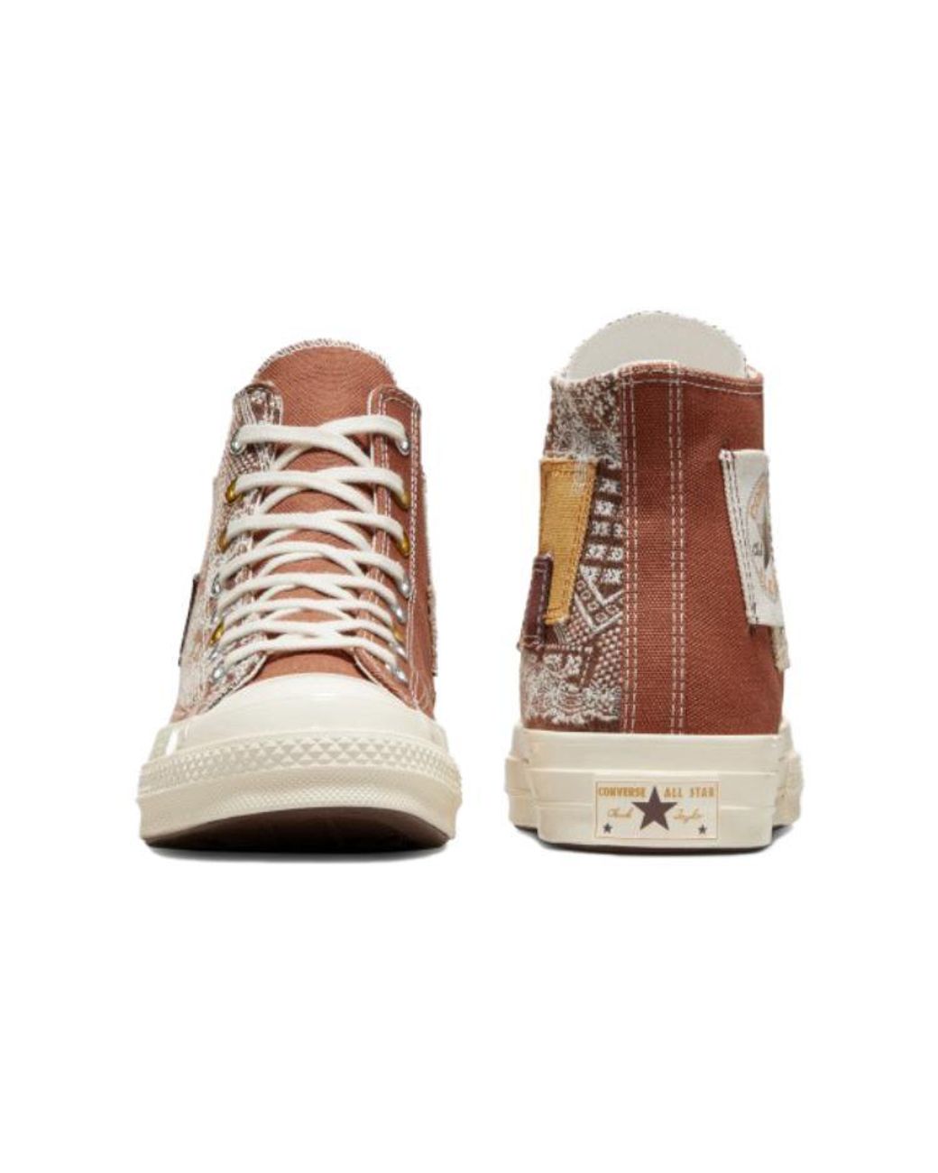 Converse Brown Chuck Taylor All-Star 70 Hi Patchwork 'Tawny Owl' for men