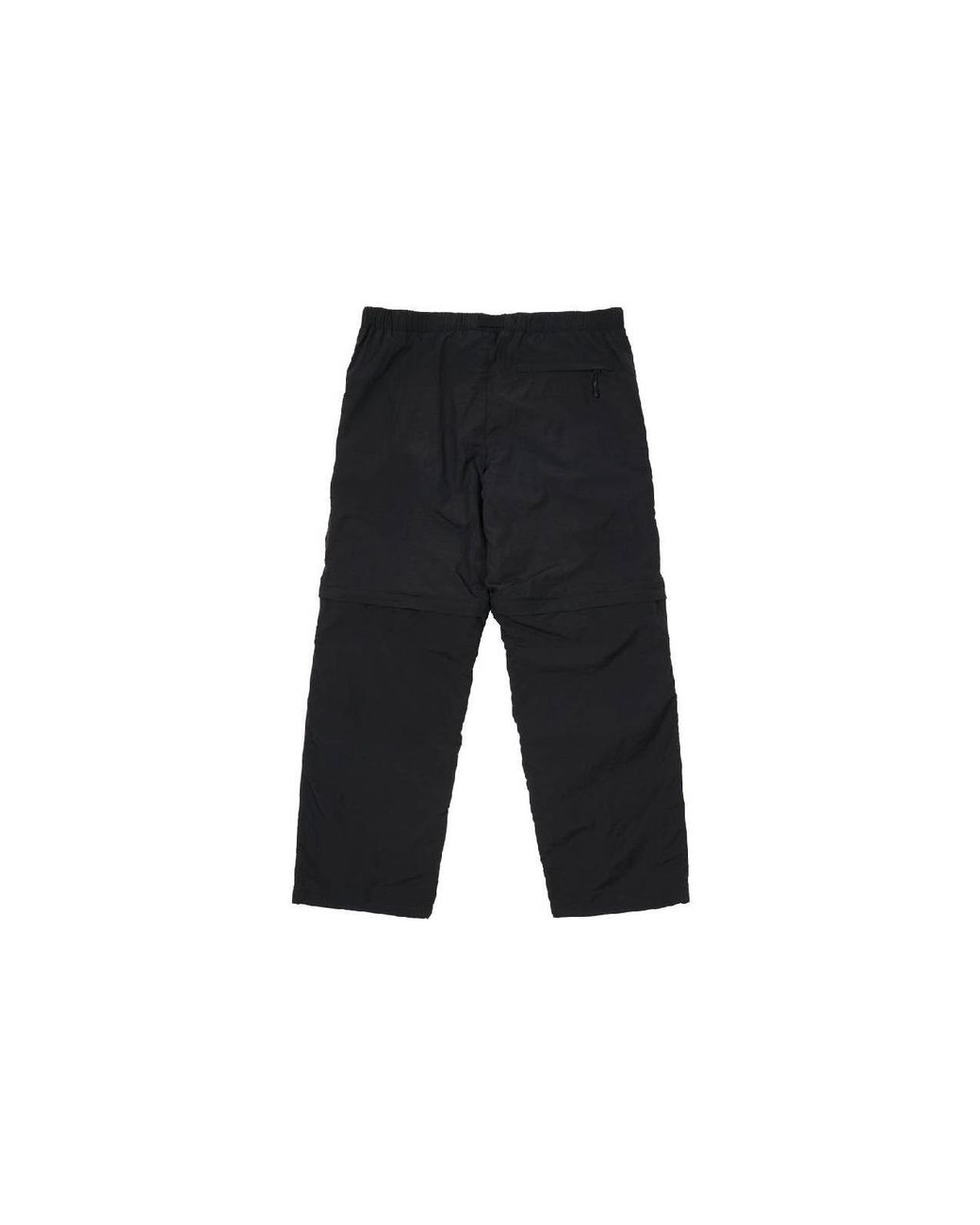 Palace Black Ss22 Zip Off Bottoms for men