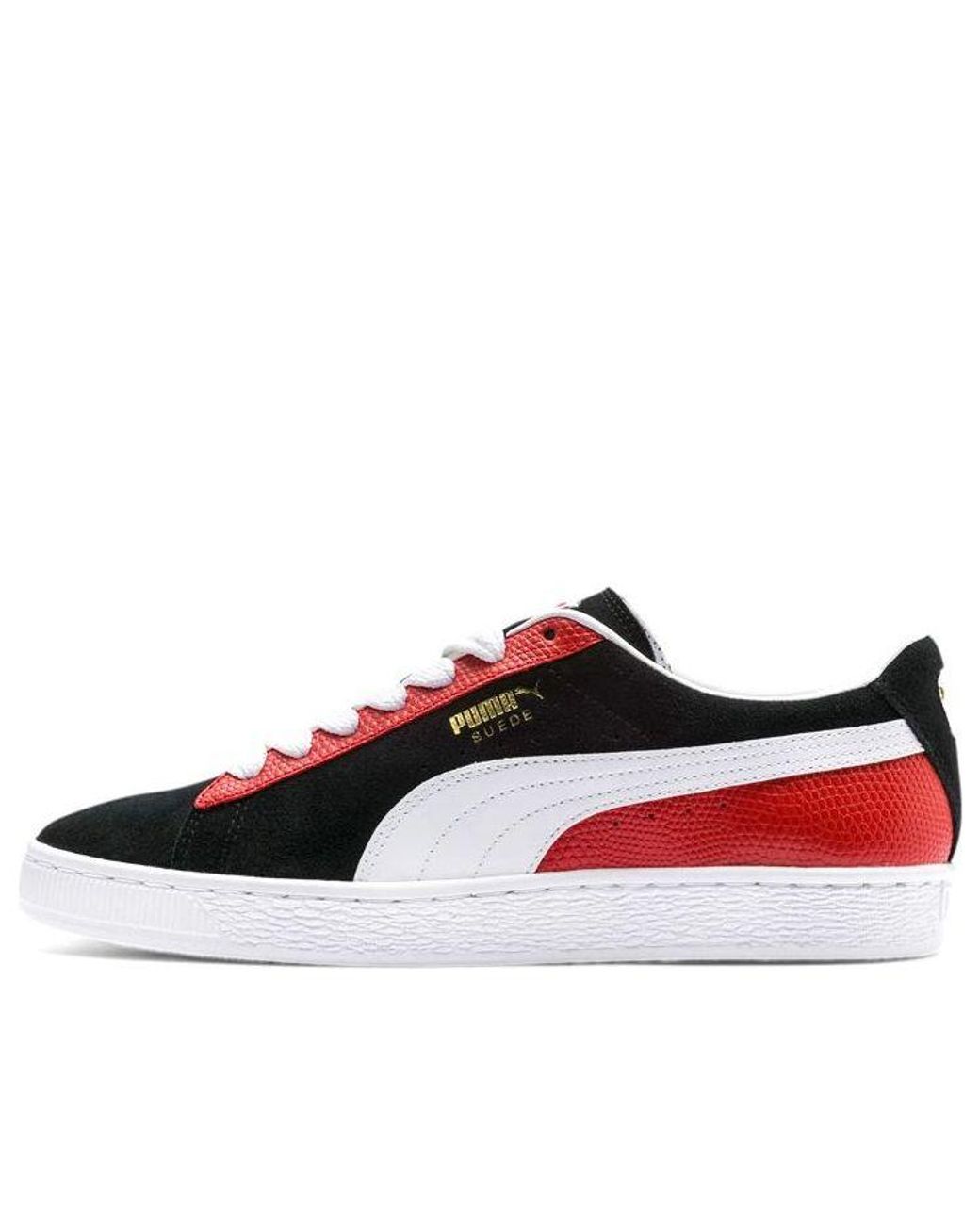 PUMA Red Suede Classic Block 'Snakeskin' for men