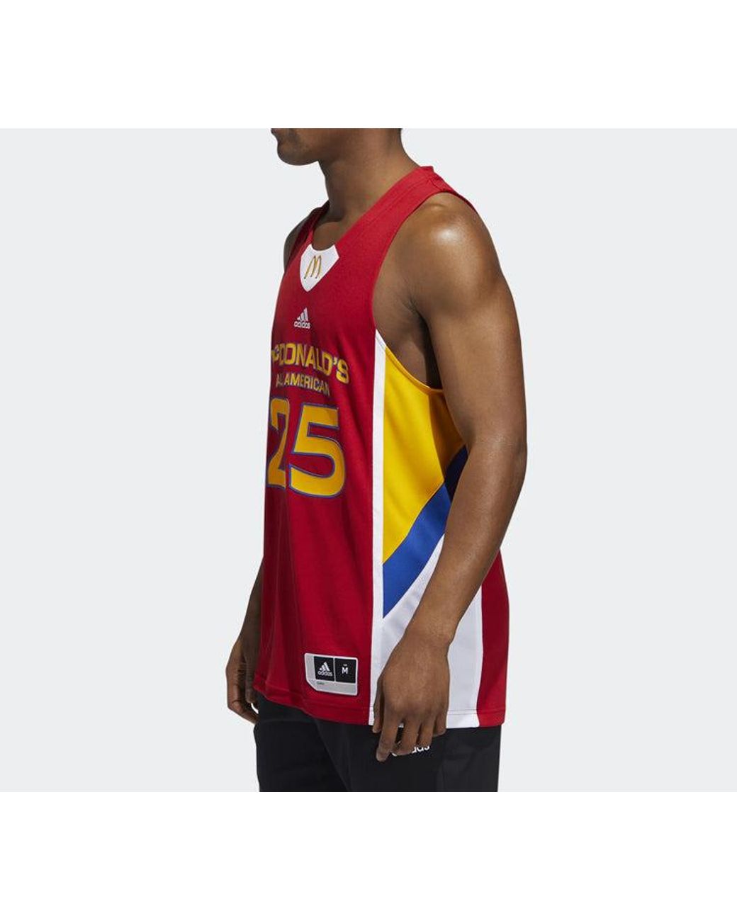 Adidas Red D Rose Mcdonald's All American Swingman Jersey for men