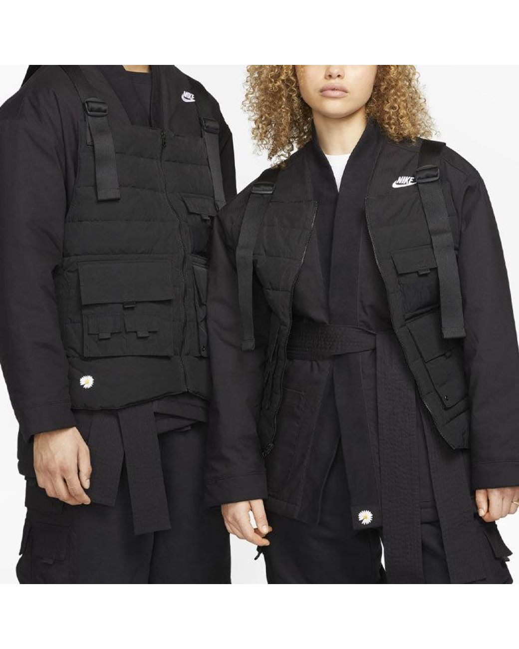 Nike Black X Peaceminusone G-Dragon 2+1 Jacket 'Asia Sizing for men