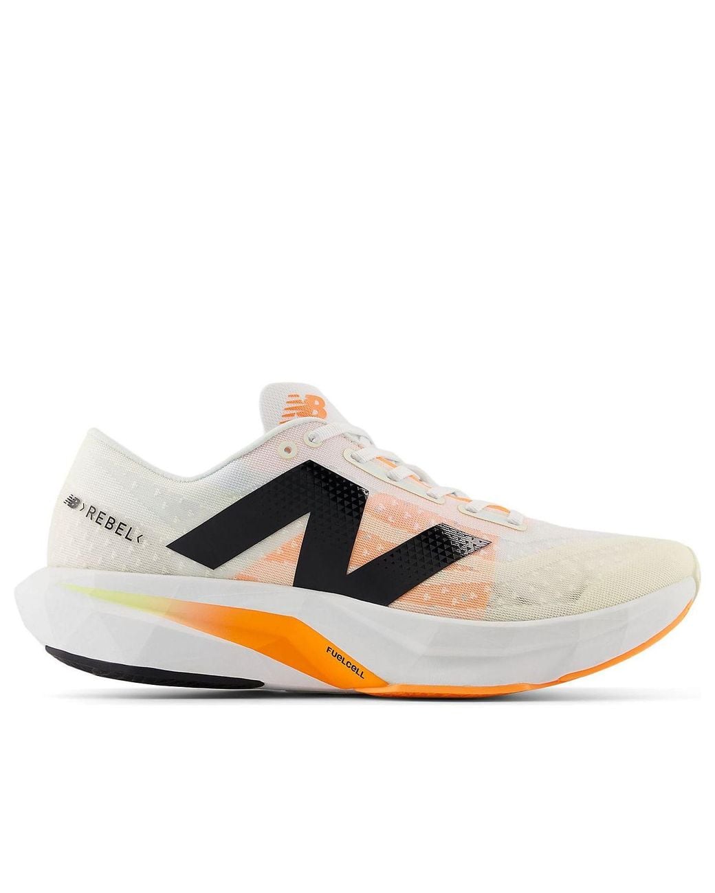 New Balance White Fuelcell Rebel V4 for men
