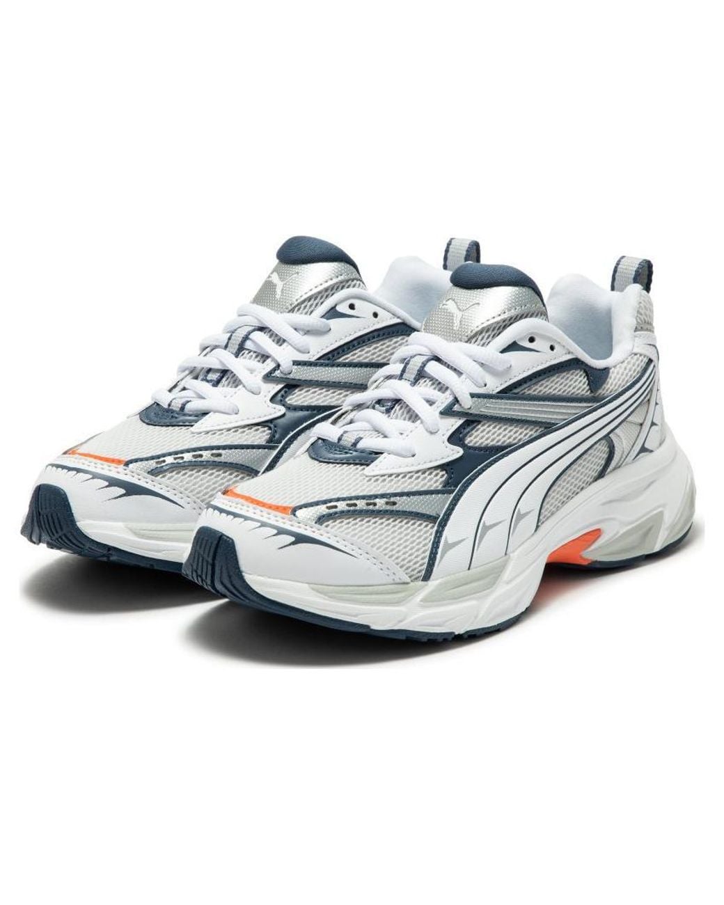 PUMA White Morphic 'Feather Inky'