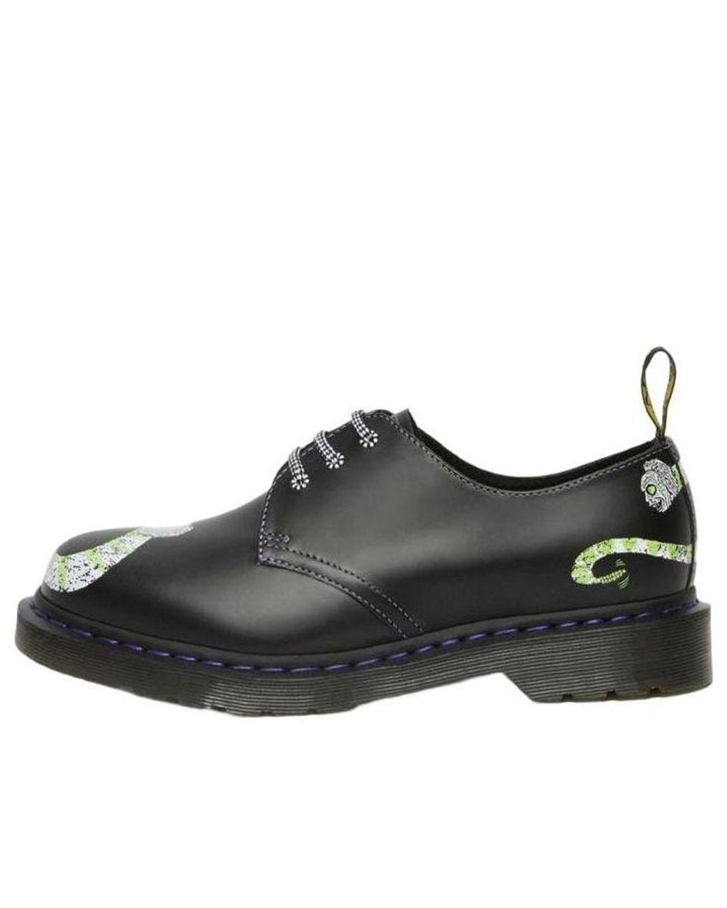 Dr. Martens Black 1461 Beetlejuice 3-Eye X Warner Bros for men