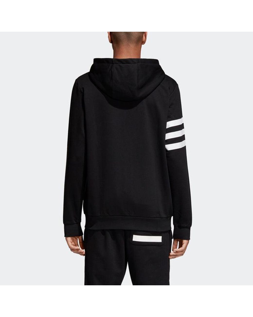 Adidas Black Originals Full Zip Hoody Jacket for men