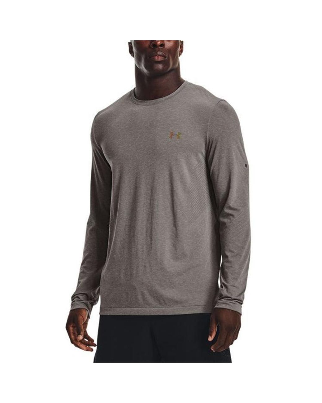Under Armour Gray Rush Seamless Logo for men