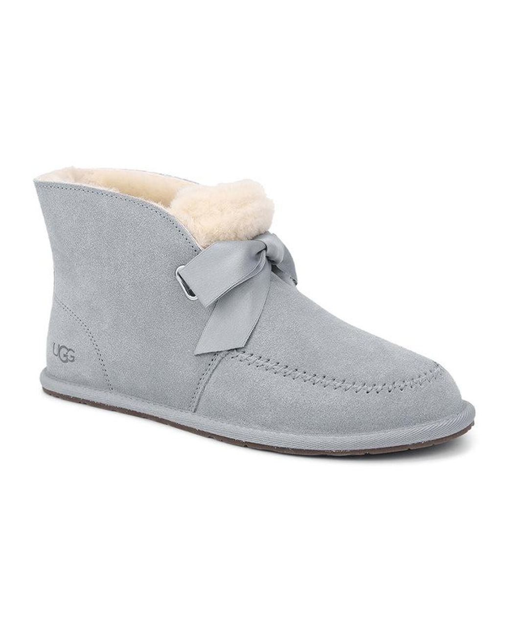 Ugg Gray (Wmns) Kallen Lace Lacing Mid Tops Fleece Lined