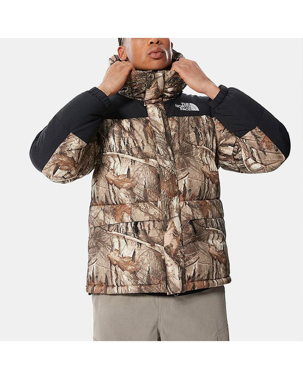 The North Face Brown Nuptse Jacket 550 for men