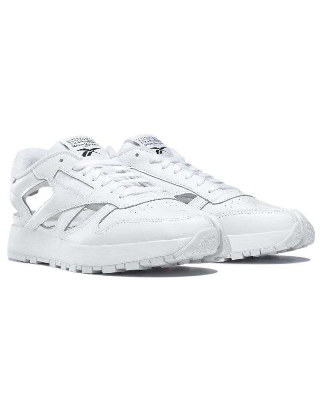 Reebok White Maison Margiela X Classic Leather Dq 'Footwear' for men