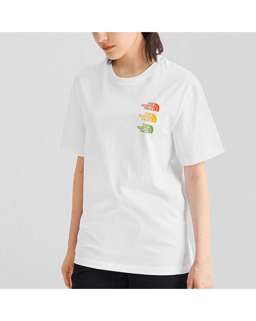 The North Face White Ss22 Logo T-Shirt for men