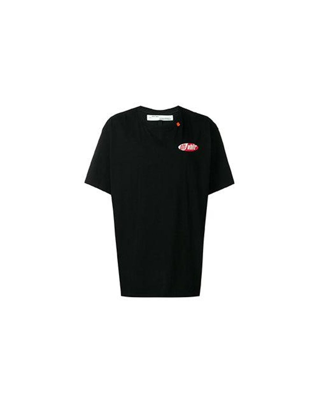 Off-White c/o Virgil Abloh Black Ss19 Arrow Printing Short-Sleeve Tee for men