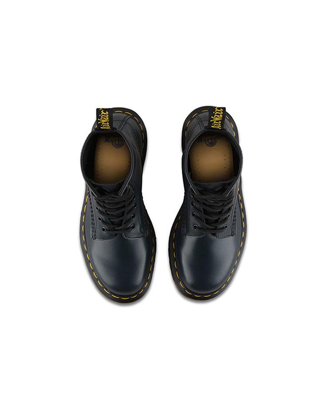 Dr. Martens Black 10 Pascal Classic 8 Martin Boots Couple Style Navy Blue for men