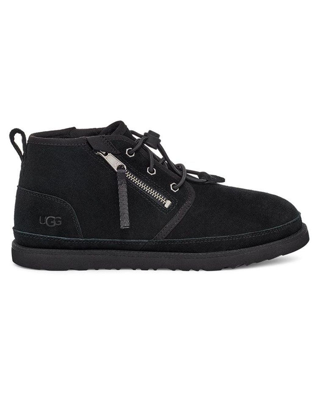 Ugg Black Neumel Adaptive Double Zipper Snow Boots for men