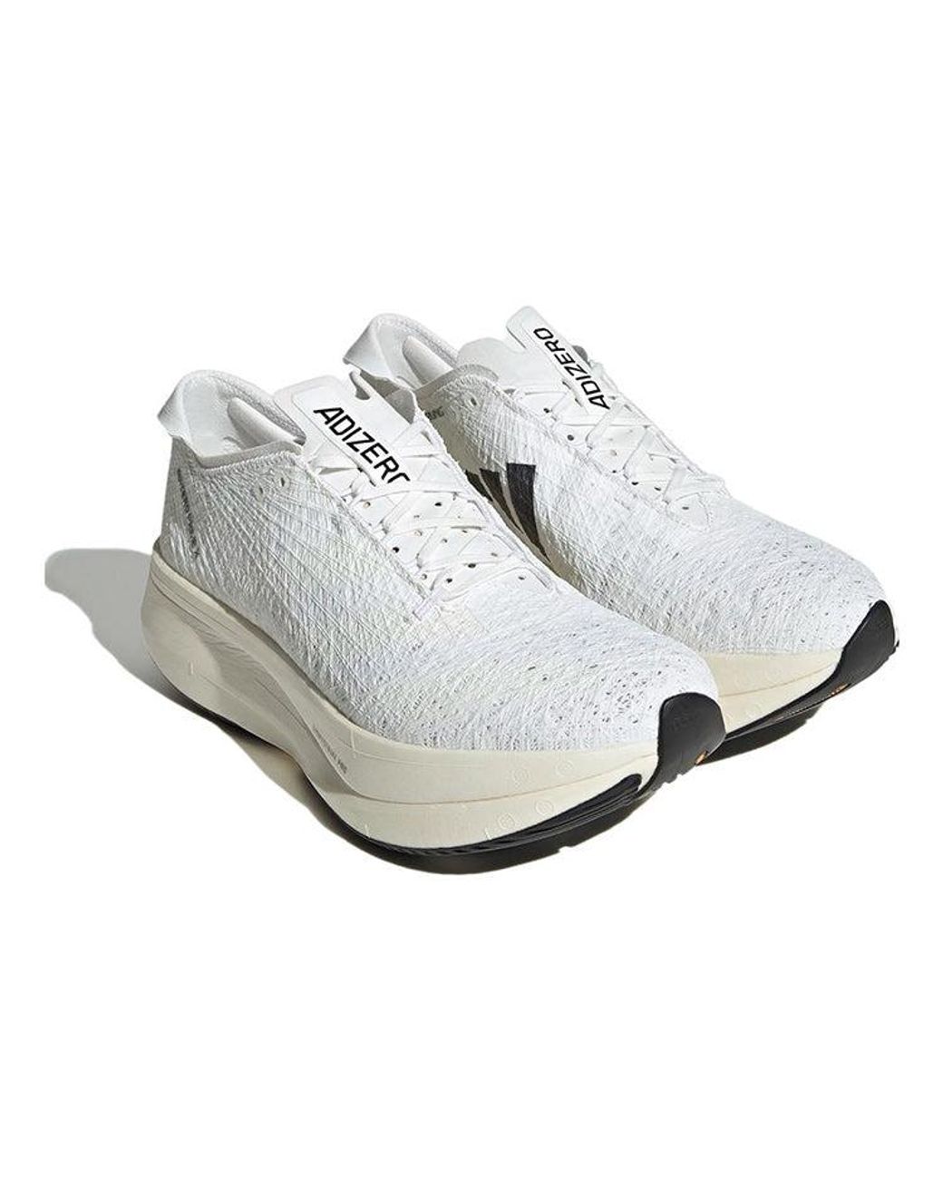 Adidas White Adizero Prime X Strung 'Non Dyed' for men