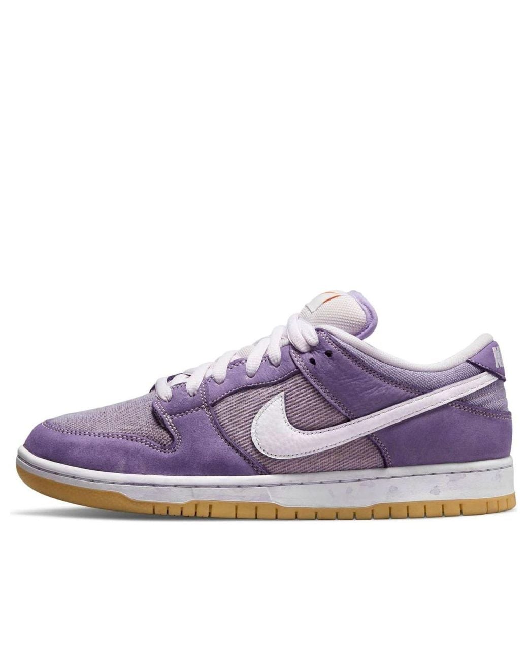 Nike Purple Sb Dunk Low 'Unbleached Pack for men