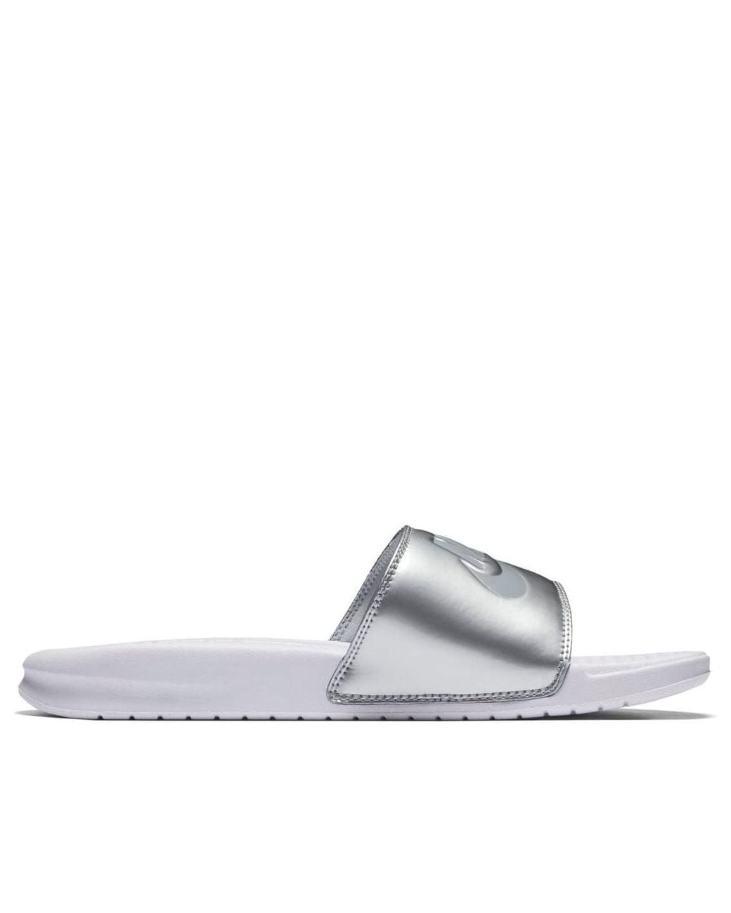 Nike White (Wmns) Benassi Jdi Slide Wolf'