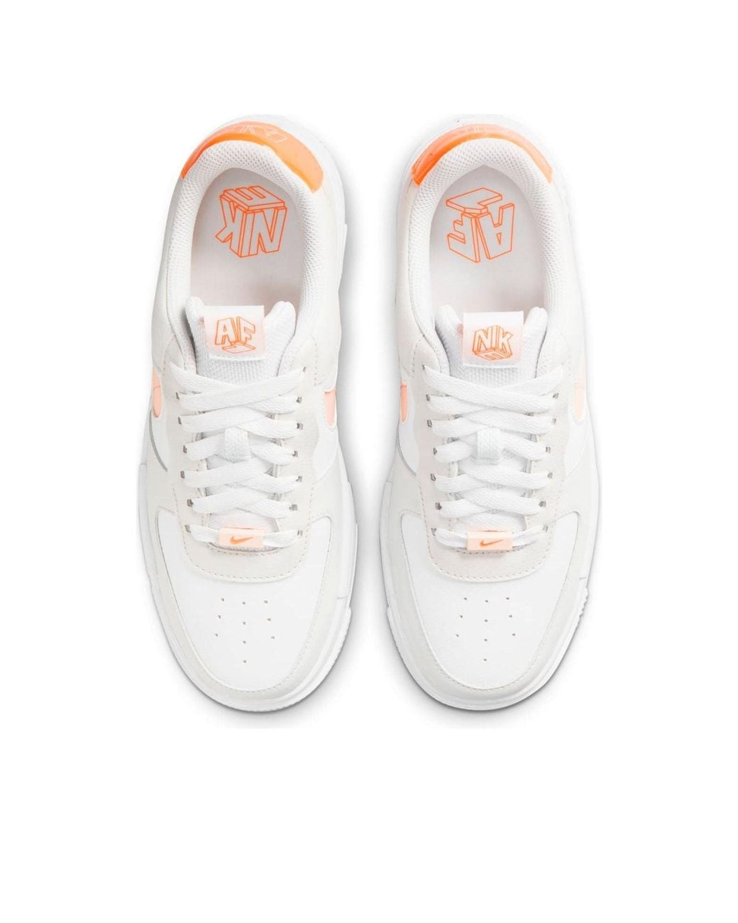 Nike White (Wmns) Air Force 1 Pixel Crimson Tint'