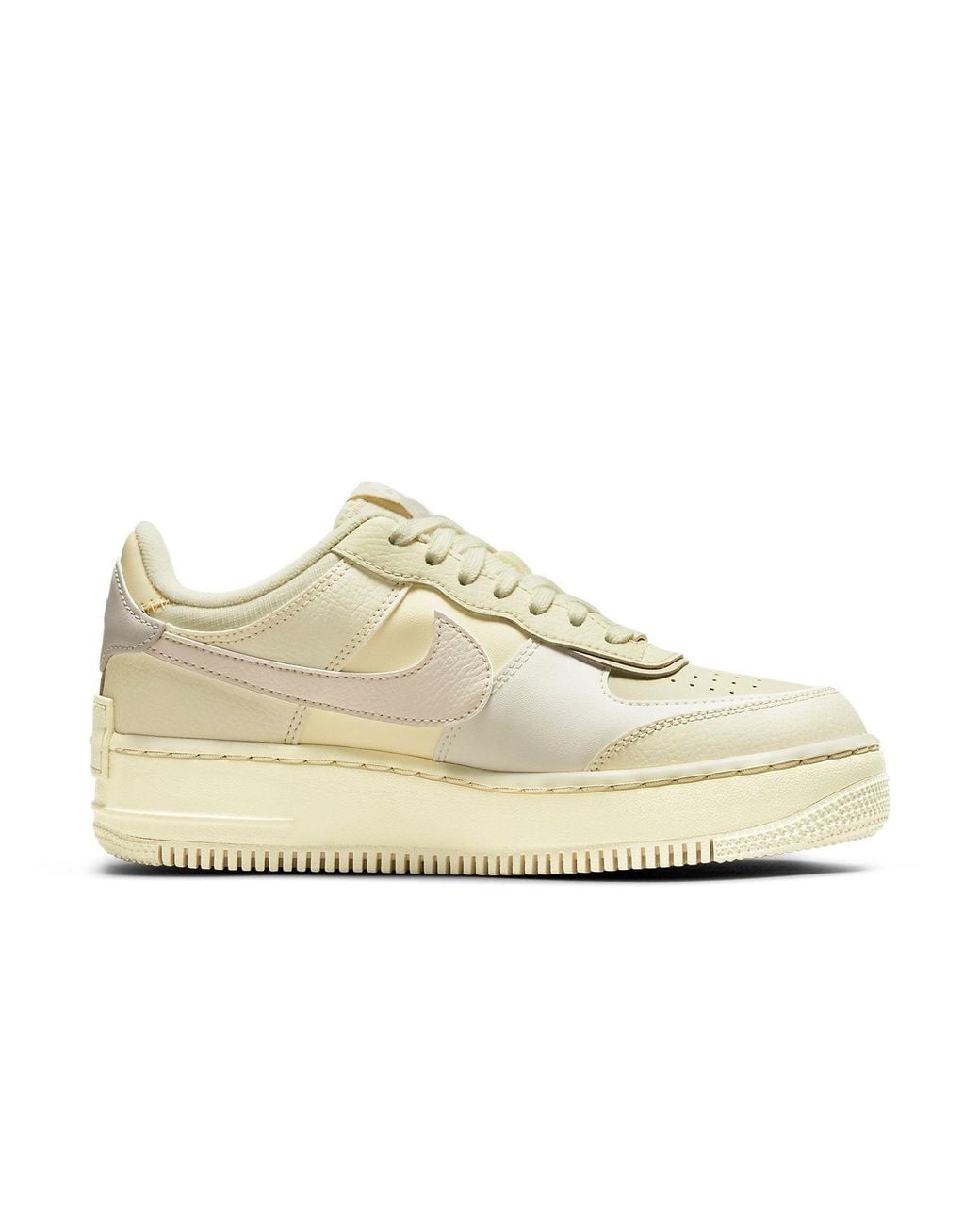 Nike White (Wmns) Air Force 1 Shadow 'Coconut Milk'