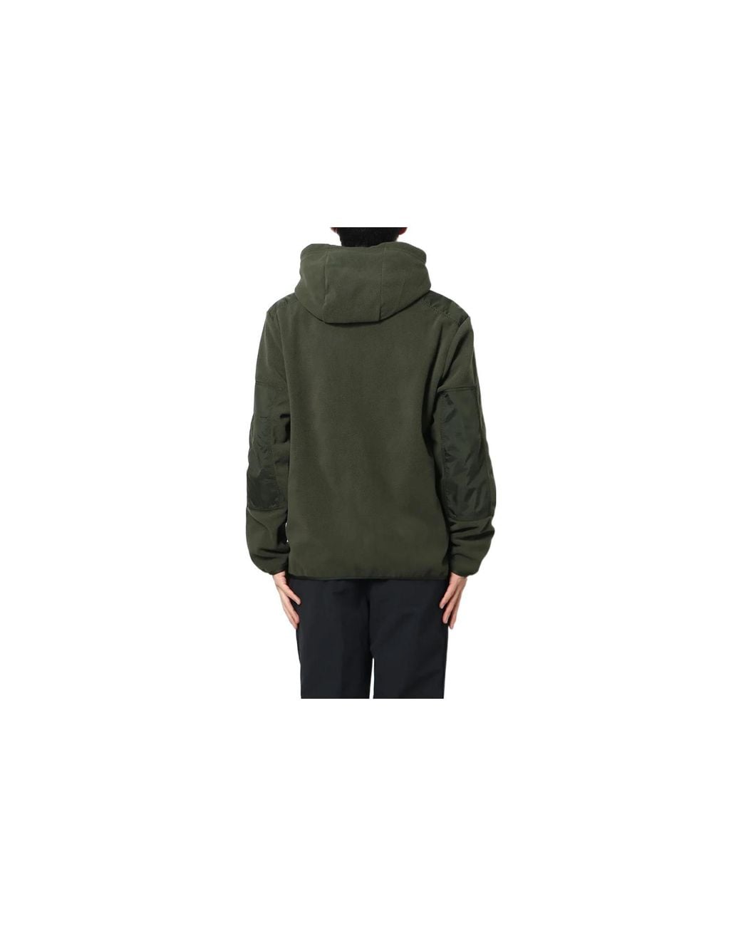Nike Sportswear Style Essentials+ Logo Embroidered Suede Hooded Solid Color Jacket Green for men