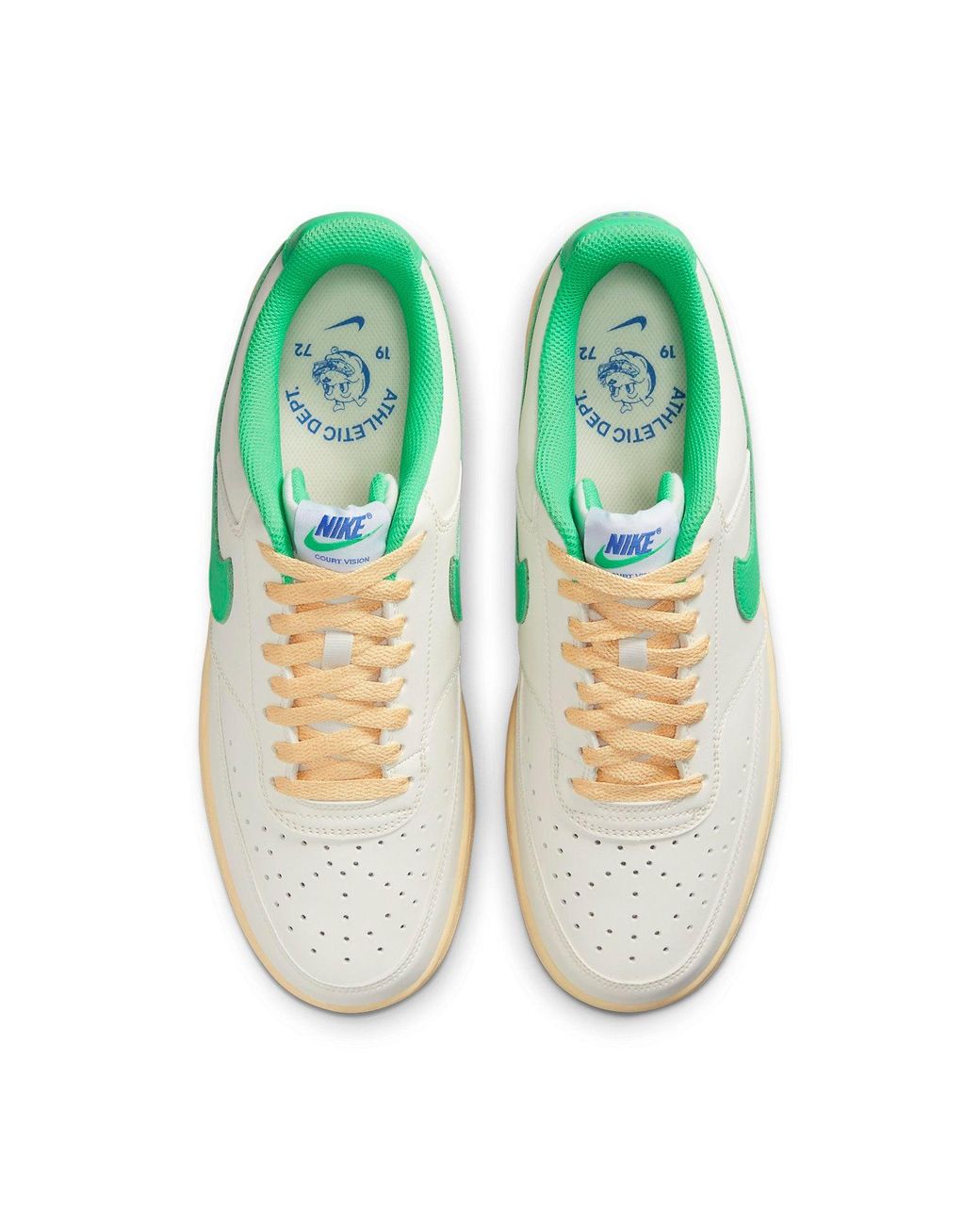 Nike Green Court Vision Lo 'Sail Electric' for men