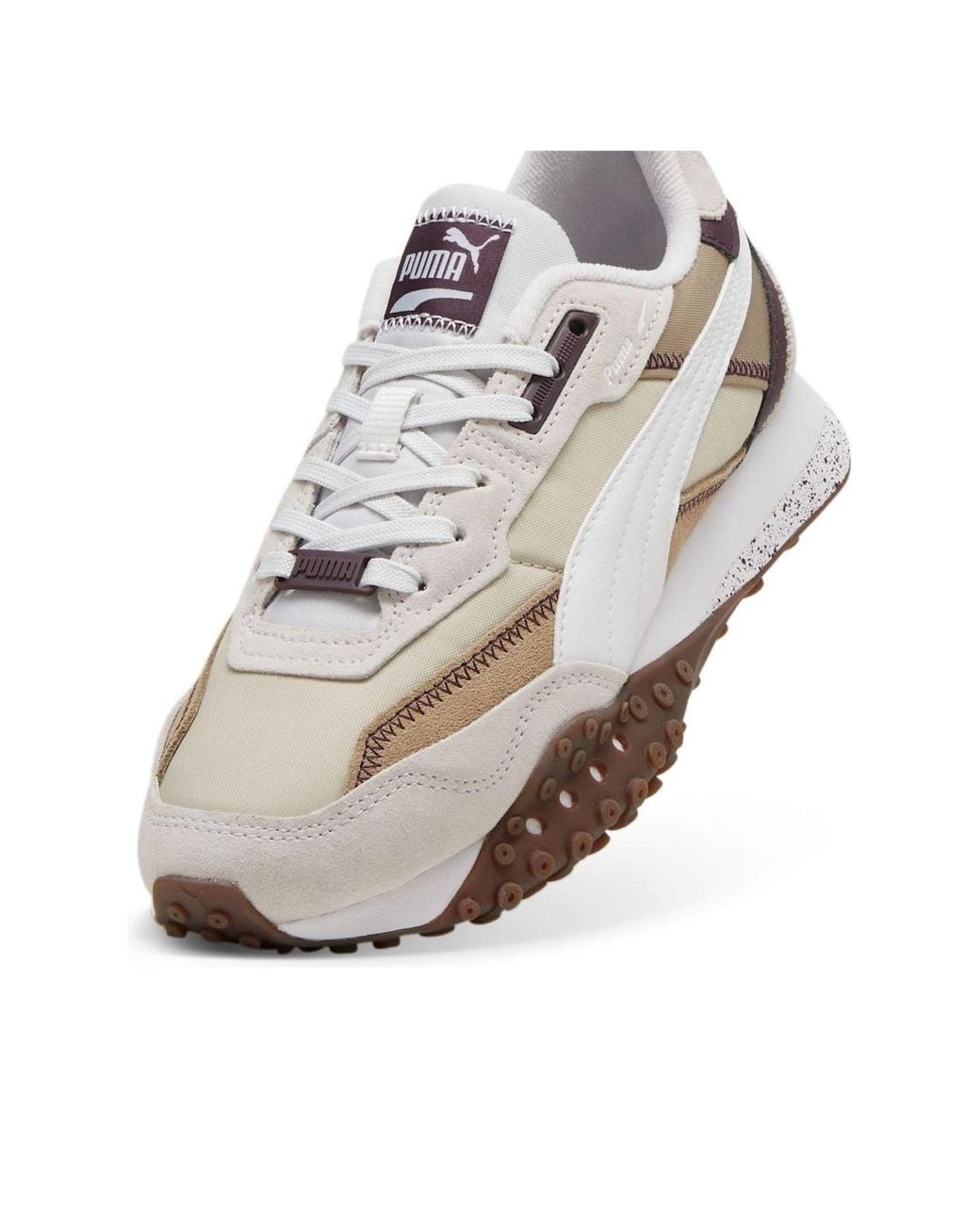 PUMA White Blktop Rider for men